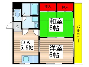 パールハイツの物件間取画像